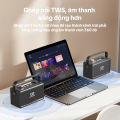 Goojodoq Loa Bluetooth phong cách 5.3 BT Kết nối không dây Hỗ trợ cuộc gọi rảnh tay Tăng cường Âm thanh âm trầm sâu. 