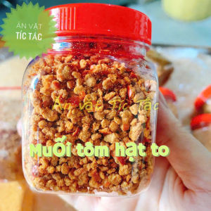 500G Muối Tôm Hạt To Cay Thơm Tây Ninh - Cay Giòn Cực Ngon
