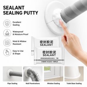 Flexible Silicon Sealant Mud Cement Glue Wall Air Conditioning Hole Seal Repair Wall Sealant
