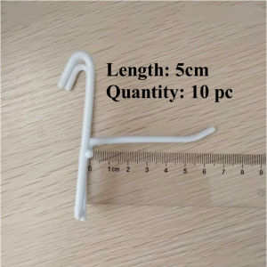 10Pcs Screen Display Hooks 5/10/15/20/25cm Heavy Duty Wire Mesh Grid Wall Hanging Hooks for Supermarket