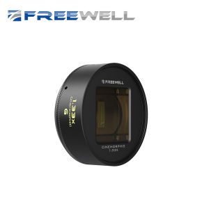 Freewell 1.33x Blue/Gold Anamorphic Lens Compatible 17mm Mount Phone Case Accessories Enhance Your Phone Cinematography Effect