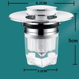Toilet Sink Wash Basin Leaking Plug Washbasin Drainer Bouncing Core Press Filter Deodorant Artifact  block-out bugs &odour