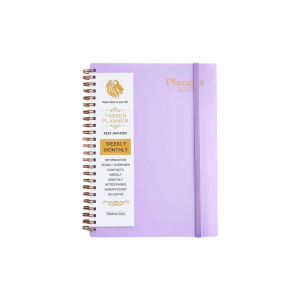 Day Planner 2025 Weekly Monthly Planner 01.2025-12.2025 Twin Coil Binding Academic Planner Notebook Dated Page 6x8.3Inch