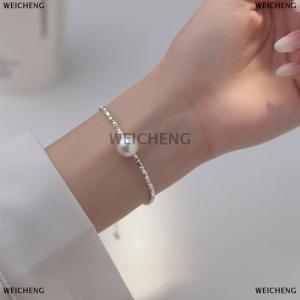 [COD] WEICHENG Fashion Clavicle Chain Broken Irregular Necklace Bracelet for Women Wedding Party Birthday Vintage Jewelry Gifts