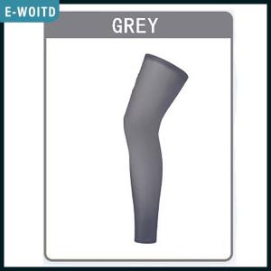 E-WOITD 1Pcs Full Leg Sleeves Long Compression Leg Sleeve Knee Sleeves Protect Leg For Man Women Basketball Cycling Football Running