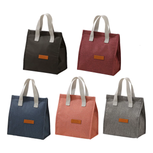 Thermal Insulated Meal Bag for Daily Use Office School Easy Cleaning Stylish Carrying Solution