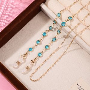RIGOR RECLAIM66RI8 Anti Drop Eyeglass Holder Multicolor Nonslip Sunglass Lanyard Straps Trendy Colorful Crystal Beads Strap Women Men