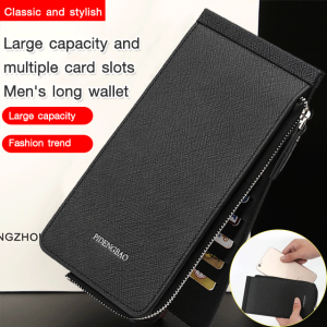 Card Holder Fashion Durable Wallet Multi-card Slot Anti-burst Uniform and Thick Multi-functional Zipper Model