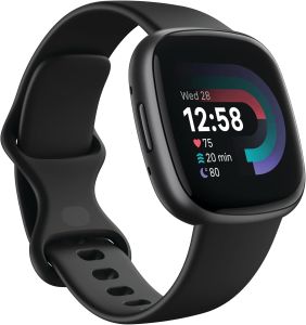 Fitbit Versa 4 fitness smartwatch daily Preparation GPS 24/7 heart rate over 40 Exercise Modes