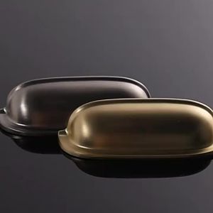 Zinc Alloy Cabinet Handle 64mm Hole Distance Kitchen Cupboard Pulls Modern Drawer Knob for Wardrobe Shoe Cabinet