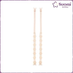 Suomi 1 Pair Floral Lace Adjustable Bra Straps Decor Replacement Shoulder Straps for Tube Top Dress