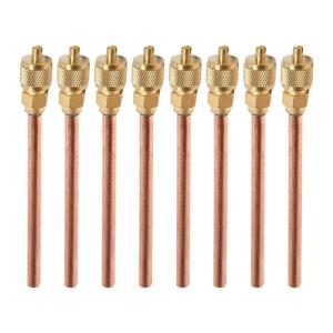 Pack of 8 Cooling System Valves Appliance Maintenance Valves Suitable for Air Conditioning and Refrigeration Systems