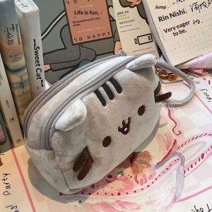 BLOOMRIDGE Cute Cat-Shaped Pencil Case with Large Capacity for Students and Desk Organization