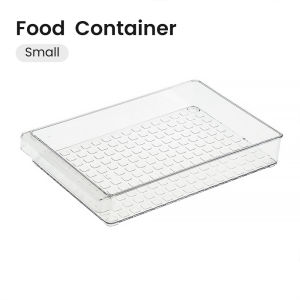 Space Saving Durable Refrigerator Organizer Drawer Type Food Storage Container for Fruits Vegetable Kitchen Organization