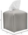 Sarung Tisu Livelab, Dispenser Pemegang Penyusun Sarung Kertas Muka Kulit PU Hiasan Persegi Moden untuk Bilik Mandi, Meja Solek, Meja Malam, Meja, Kereta 5X5X5'' |   Unta. 