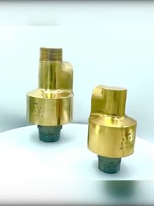 Hanson8 1 Pcs 1/2" 3/4" 1"Inch 360 Rotary Joint Water Air Oil Swivel Coupling Spray Universal Connector Brass Rotation Union H8M4T