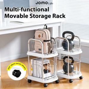 ✅SG Ready Stocks✅JOMO 3 Tier Utility Storage Cart Rolling Trolley Drawer Organizer Wheels Kitchen Bathroom