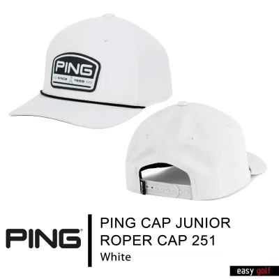 PING CAP JUNIOR ROPER CAP 251 PING CAP JUNIOR หมวกกอล์ฟ หมวกเด็ก หมวกกีฬาเด็ก
