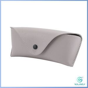 Yolanda ซองใส่แว่นตา ซองแว่น หนัง PVC สไตล์มินิมอล 4สี หน้าวี Glasses case