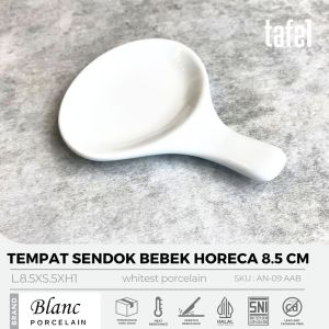 BLANC Tempat Sendok Bebek Keramik White HORECA Isi 1