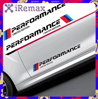 iRemax สติ๊กเกอร์ติดข้างรถ Performance Limited Edition 2ชิ้น สติ๊กเกอร์สะท้อนแสง สติ๊กเกอร์แต่งรถ สติ๊กเกอร์กันน้ำ