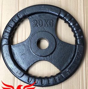 Tạ Gang Tạ Miếng Gang 3 Lỗ 20Kg