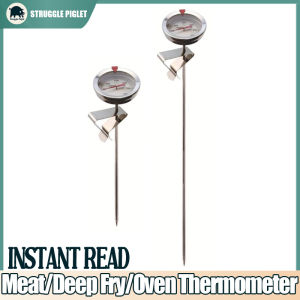Instant Read Meat Thermometer Deep Fry Thermometer Oven Thermometer for Cooking Oil Deep Frying Fry BBQ Grill