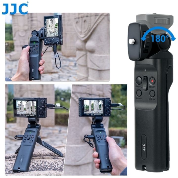 JJC GP-VPT1 Mini Tripod Grip for Sony Camera ZV-1 FX30 A7M4 A7M3