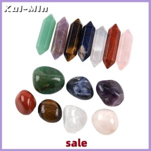 Kui-Min 14pcs Seven Chakra Energy Healing Stone Natural Ornaments Gifts