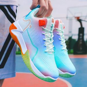 High top basketball shoes for men fashion rubber sneaker shoes for men waterproof non-slip mens casual basketball shoes