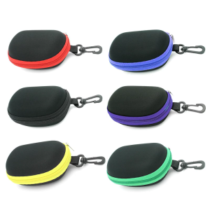 Small Travel Eyewear Storage Portables Zippers Eyewear Box Fashionable Box for Student and Traveler