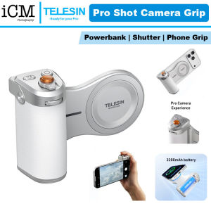 TELESIN Magnetic Pro Shot Imaging Phone Camera Master Grip Wireless Charging Bluetooth Zoom Remote