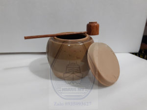 Hủ sành nhỏ muối dưa cả 1.5 lit ( tặng kèm gáo dừa)