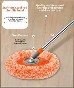 Broom Small Gaps Soft Hair Mop Vacuuming Save Your Mind Prolonged Repeated Use High Value Full-automatic