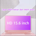 AST laptop baru pink Intel N5095 15.6 inch Ram 20G+512GB SSD IPS win11+office+bouns. 