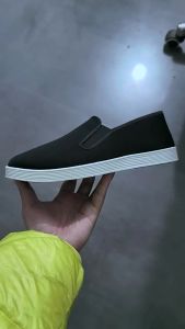 New MenS Fabric Shoes Breathable Wear-Resistant Soft-Soled Multi-Layer Sole Slip-On Flat Fabric Shoes For Men Breathable