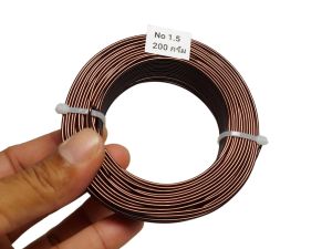 ลวดดัดบอนไซ น้ำหนัก 200 กรัม ขนาดเส้นผ่านศูนย์กลาง 1.5 มม. สำหรับผู้เริ่มต้น หรือมีต้นไม้น้อย ราคาถูก