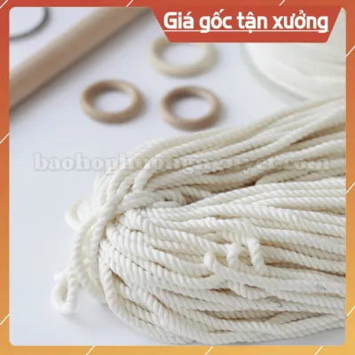 1KG DÂY THỪNG MACRAME COTTON 3 MM4MM5MM7MM8MM10MM