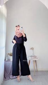 Celana Wanita Kulot Crinkle Airflow Jumbo Premium WKD38