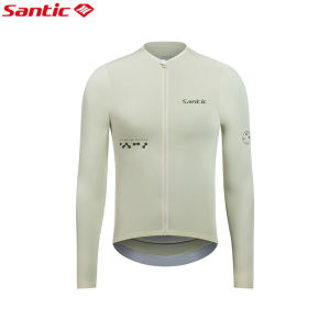 Santic Áo khoác thể thao dành cho nam giới chuyên nghiệp chống nắng thoáng khí dài tay thể thao đầu xe đạp