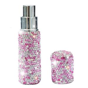 10ml Bling Perfumes Bottle Rhinestone Travel Refillable Perfumes Atomizer Bottle Bling Portable Perfumes