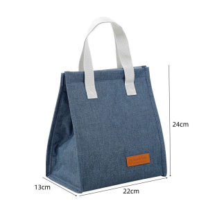 Túi Đựng Hộp Cơm Giữ Nhiệt Văn Phòng Cao Cấp 3 Lớp Cách Nhiệt Vải Oxford Chống Sốc