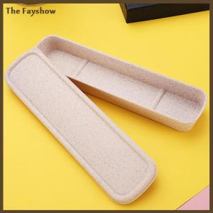 [The Fayshow] Tableware Box Multicolor Portable Cutlery Case Spoon Fork Storage Box Students Household Dinnerware Box Kitchen Tool