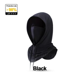 3 in 1Ice Silk UV Protection Balaclava with Cooling Technology Neck Cover with Adjustable Drawstring