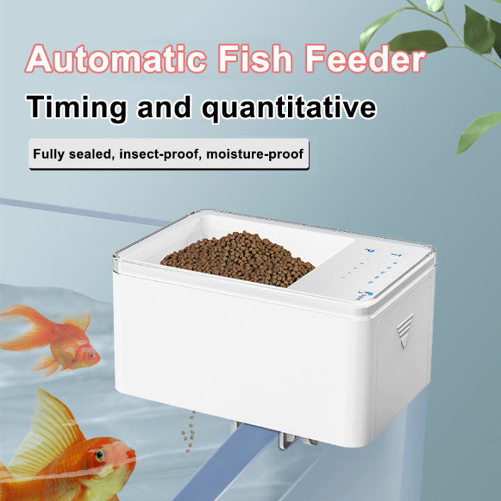 Automatic Fish Feeder Smart Digital Fish Food Dispenser Timer Fish ...