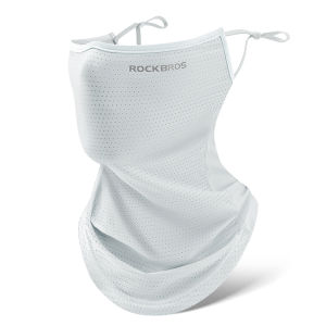 ROCKBROS Face Mask for Men and Women Summer Breathable Anti-UV Ice Silk Mask Quick-drying Cycling Clothing