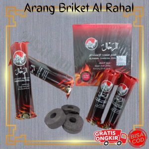 Arang Briket Al Rahal Charcoal Magic Arang Magic 1 Roll isi 10pcs Arang Super (Briket) Termurah