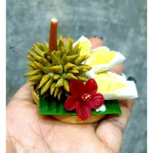 อาหารจิ๋ว งานปั้นดิน  งานฝีมือ  งานดินปั้น โมเดล รวมผัก ผลไม้