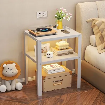 Nordic Bedside Table Corner Table Living Room Square Desk Coffee Table Storage Rack Bedside Table