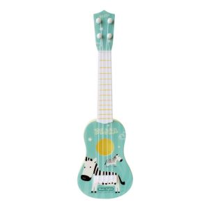 YOUSHI TOP Kids Guitar Durable Children Gift For Beginner Early Education Toys Kids Toys 4 Strings Small Guitar Toy Mini Guitar Musical Instrument Toy Animal Ukulele Ukelele Classical Ukulele